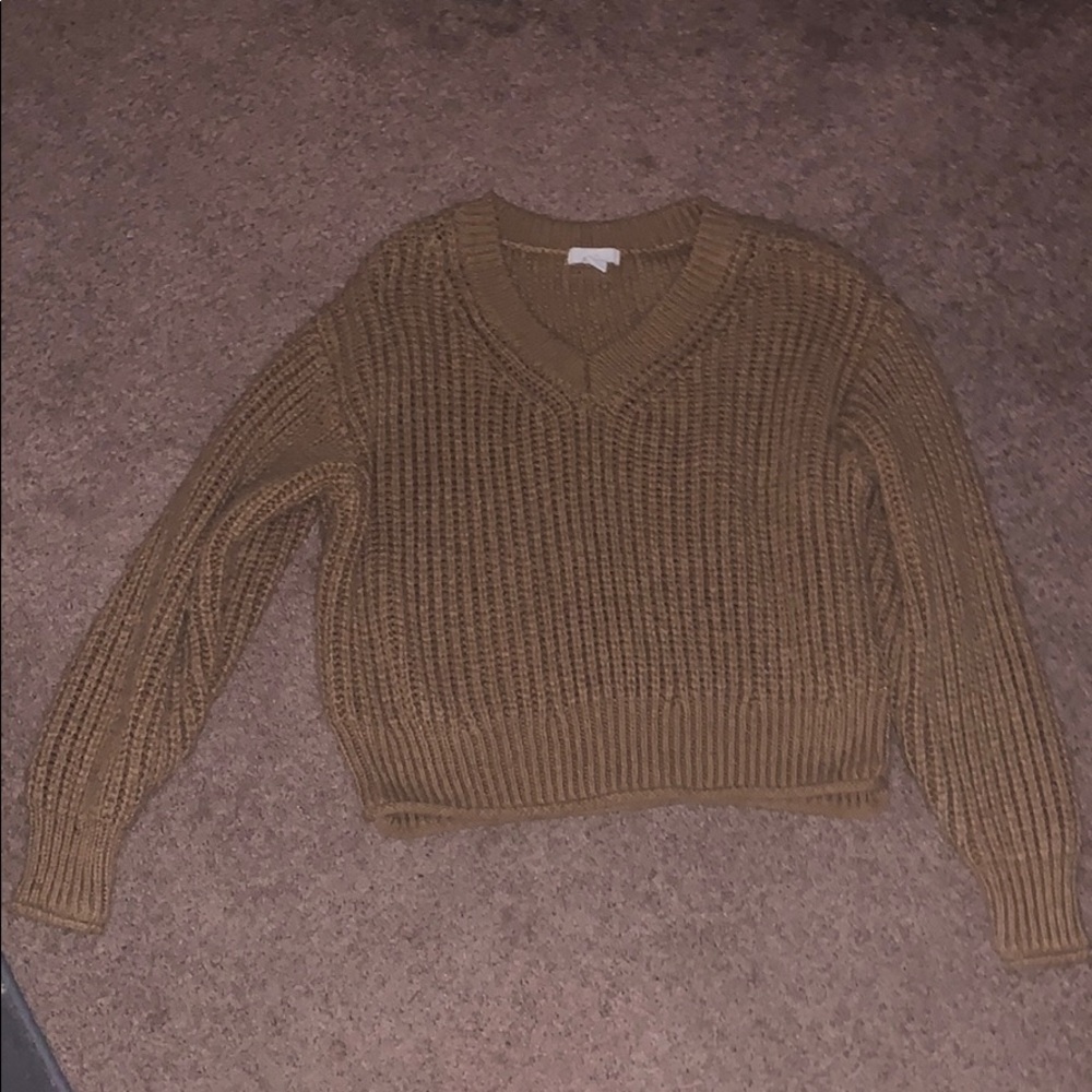 Tan sweater